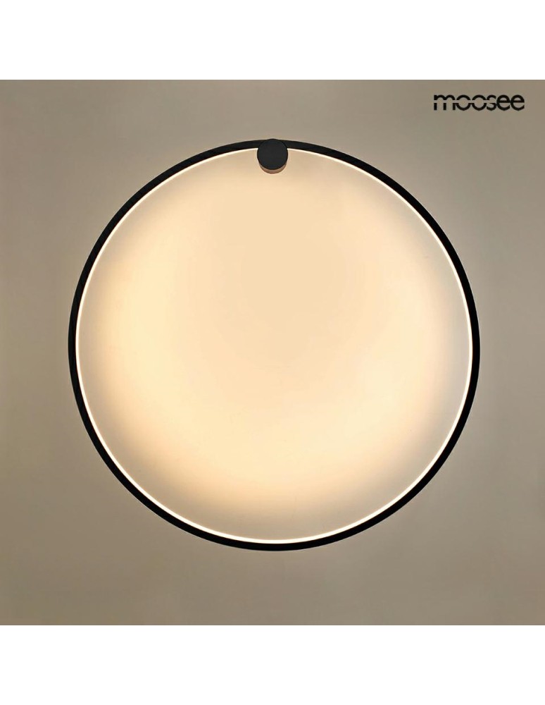 MOOSEE lampa ścienna HOOP 60 czarna (MSE1501100398) MOOSEE lampa ścienna HOOP 60 czarna (MSE1501100398)