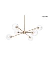 MOOSEE lampa wisząca AURA 6 złota (MSE1501100402)