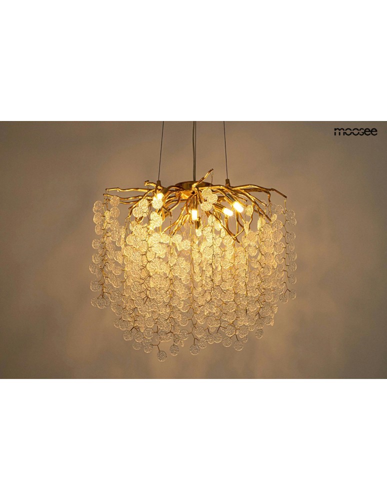 MOOSEE lampa wisząca RIVIERA 60 złota / clear (5900168832947) MOOSEE lampa wisząca RIVIERA 60 złota / clear (5900168832947)