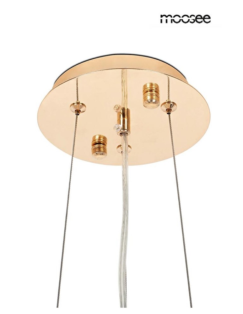 MOOSEE lampa wisząca RIVIERA 60 złota / clear (5900168832947) MOOSEE lampa wisząca RIVIERA 60 złota / clear (5900168832947)