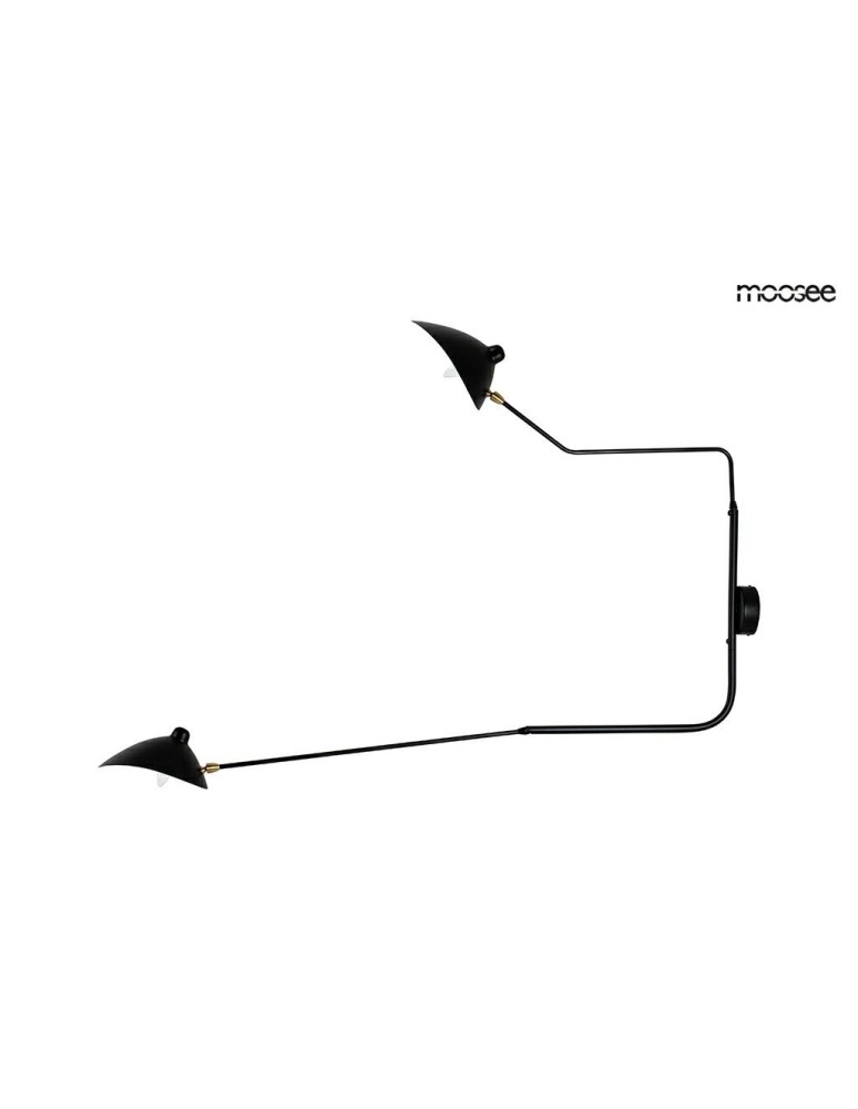 MOOSEE lampa ścienna RAVEN 2 - aluminium, stal węglowa (MSE1501100205) MOOSEE lampa ścienna RAVEN 2 - aluminium, stal węglowa (MSE1501100205)