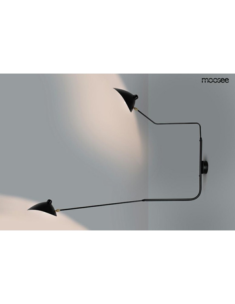 MOOSEE lampa ścienna RAVEN 2 - aluminium, stal węglowa (MSE1501100205) MOOSEE lampa ścienna RAVEN 2 - aluminium, stal węglowa (MSE1501100205)