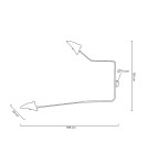 MOOSEE lampa ścienna RAVEN 2 - aluminium, stal węglowa (MSE1501100205) MOOSEE lampa ścienna RAVEN 2 - aluminium, stal węglowa (MSE1501100205)