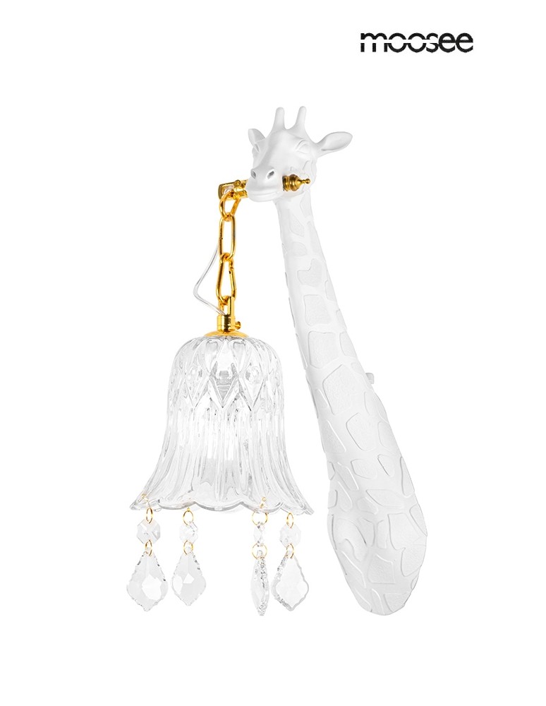 MOOSEE lampa ścienna GIRAFFE biała (MSE1501100400)