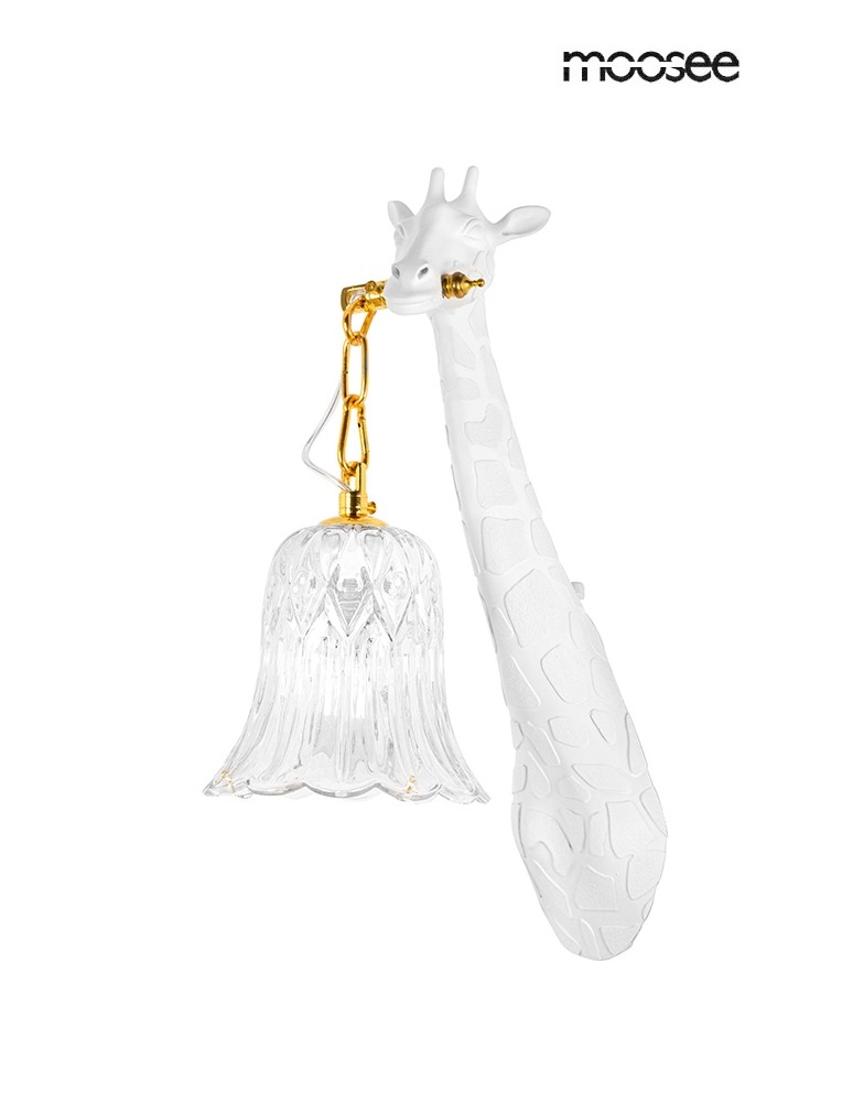 MOOSEE lampa ścienna GIRAFFE biała (MSE1501100400)