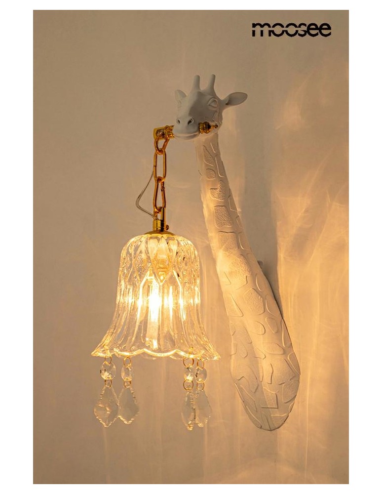 MOOSEE lampa ścienna GIRAFFE biała (MSE1501100400)