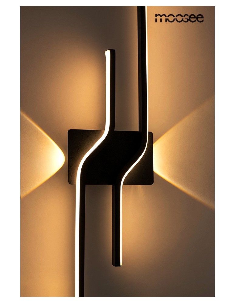 MOOSEE lampa ścienna ROCHE 100 czarna (MSE1501100413) MOOSEE lampa ścienna ROCHE 100 czarna (MSE1501100413)