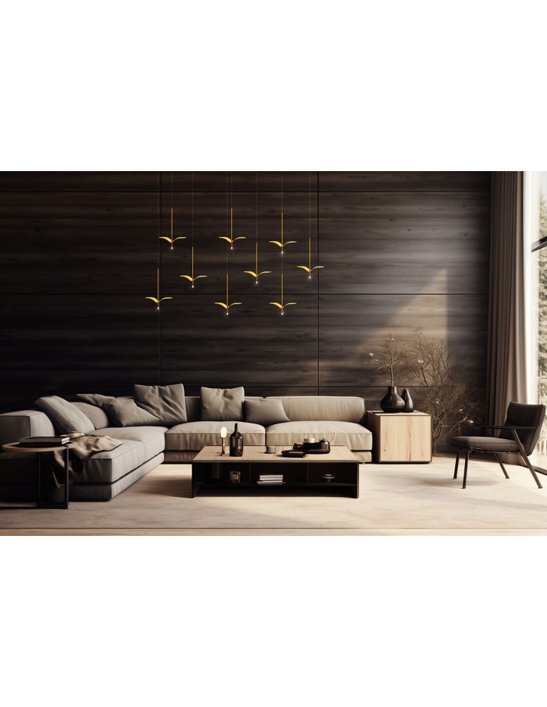 MOOSEE lampa wisząca GAVI A złota (MSE1501100340)