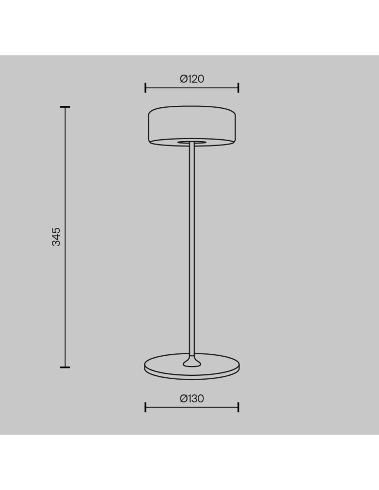Lampy stołowe LED - Maytoni AI Collaboration Lampa Akumulatorowa Stołowa LED 3W 120lm Biały MOD229TL-L3W3K2 - product kolory-swiatla.pl 3