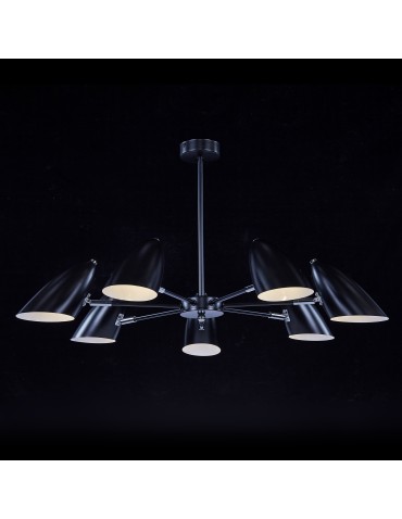Maytoni Aida Żyrandol Nowoczesny 7xE14 40W Czarny MOD033PL-07B - product 2