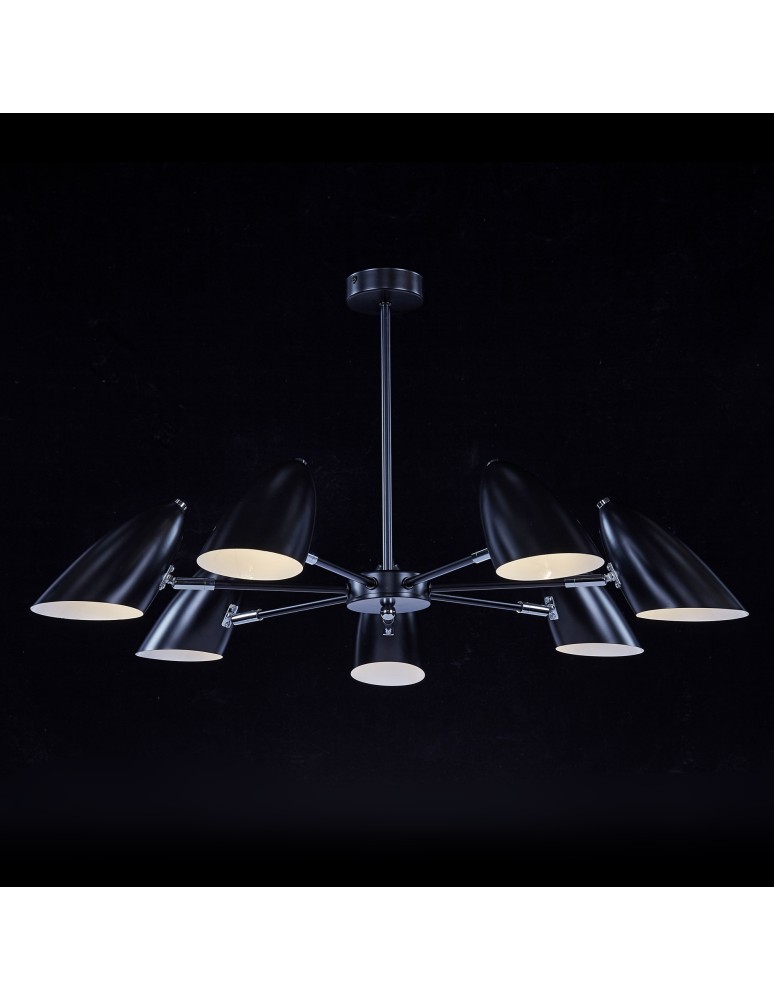 Maytoni Aida Żyrandol Nowoczesny 7xE14 40W Czarny MOD033PL-07B Maytoni Aida Żyrandol Nowoczesny 7xE14 40W Czarny MOD033PL-07B