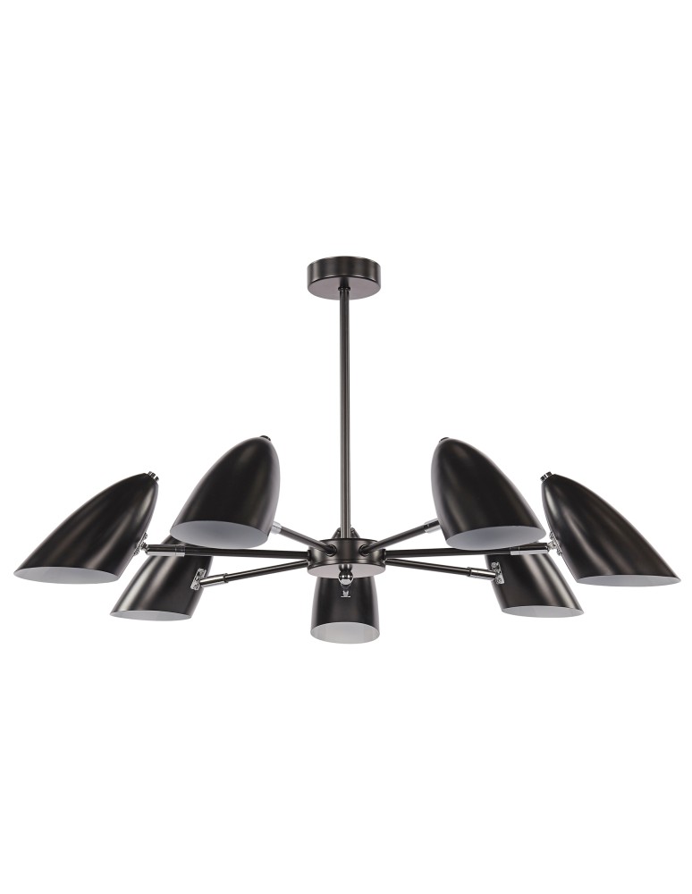Maytoni Aida Żyrandol Nowoczesny 7xE14 40W Czarny MOD033PL-07B Maytoni Aida Żyrandol Nowoczesny 7xE14 40W Czarny MOD033PL-07B