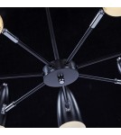 Maytoni Aida Żyrandol Nowoczesny 7xE14 40W Czarny MOD033PL-07B Maytoni Aida Żyrandol Nowoczesny 7xE14 40W Czarny MOD033PL-07B
