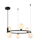 Lampy wiszące - ITALUX Amily Czarny Wisząca 6xG9 25W MDM-3974/6 BK - produkt 1