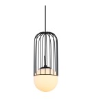 Lampy wiszące loftowe - ITALUX Matty Czarny Wisząca 1xE27 40W MDM-3939/1 BK - product 1