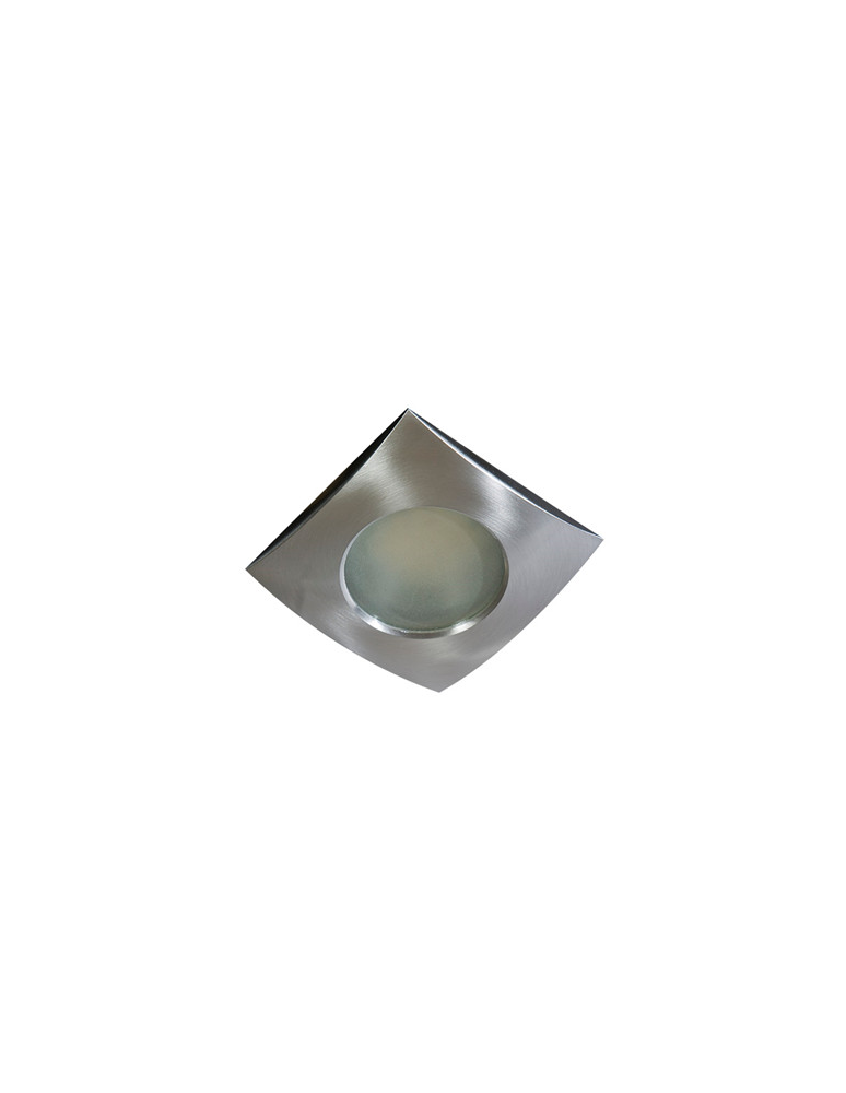 Lampy podtynkowe hermetyczne - Azzardo EZIO 1 ALUMINIUM 1xGU10 Wpuszczana Aluminium IP54 AZ0811 - produkt kolory-swiatla.pl 1