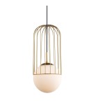 Lampy wiszące loftowe - ITALUX Matty Złoty Wisząca 1xE27 40W MDM-3940/1 GD - product 1