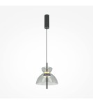 Maytoni Bangkok Lampa Wisząca Designerska Szklana LED 12W 1200lm 3000K Czarny MOD185PL-L11B3K2 Maytoni Bangkok Lampa Wisząca Designerska Szklana LED 12W 1200lm 3000K Czarny MOD185PL-L11B3K2