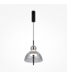 Maytoni Bangkok Lampa Wisząca Designerska Szklana LED 12W 1200lm 3000K Czarny MOD185PL-L6B3K4 Maytoni Bangkok Lampa Wisząca Designerska Szklana LED 12W 1200lm 3000K Czarny MOD185PL-L6B3K4