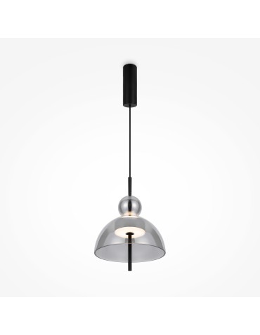 Maytoni Bangkok Lampa Wisząca Designerska Szklana LED 12W 1200lm 3000K Czarny MOD185PL-L6B3K4