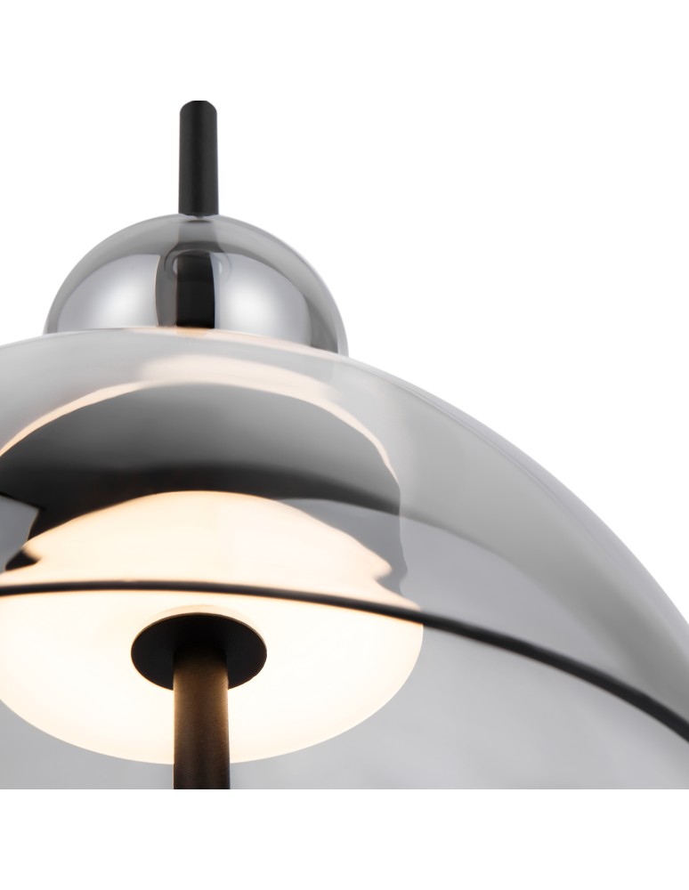 Maytoni Bangkok Lampa Wisząca Designerska Szklana LED 12W 1200lm 3000K Czarny MOD185PL-L6B3K4 Maytoni Bangkok Lampa Wisząca Designerska Szklana LED 12W 1200lm 3000K Czarny MOD185PL-L6B3K4