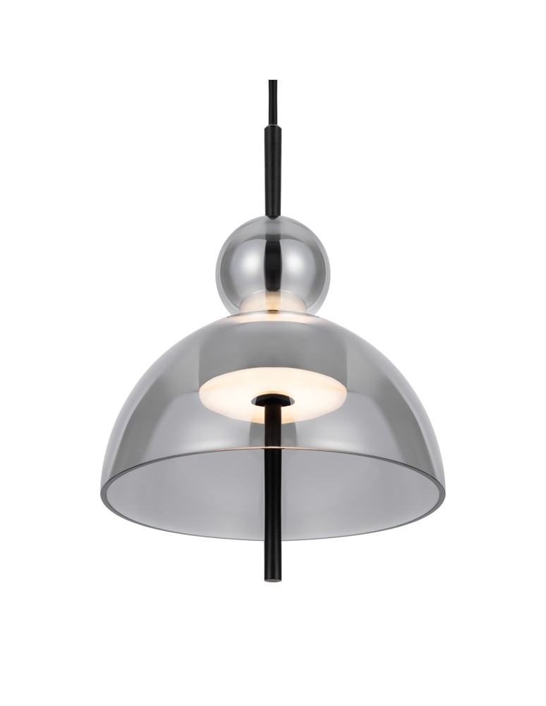 Maytoni Bangkok Lampa Wisząca Designerska Szklana LED 12W 1200lm 3000K Czarny MOD185PL-L6B3K4 Maytoni Bangkok Lampa Wisząca Designerska Szklana LED 12W 1200lm 3000K Czarny MOD185PL-L6B3K4