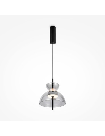 Maytoni Bangkok Lampa Wisząca Designerska Szklana LED 12W 1200lm 3000K Czarny MOD185PL-L6B3K5