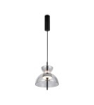 Lampy wiszące designerskie - Maytoni Bangkok Lampa Wisząca Designerska Szklana LED 12W 1200lm 3000K Czarny MOD185PL-L6B3K5 - product 2