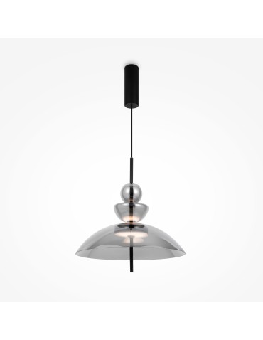 Maytoni Bangkok Lampa Wisząca Designerska Szklana LED 12W 1200lm 3000K Czarny MOD185PL-L6B3K6
