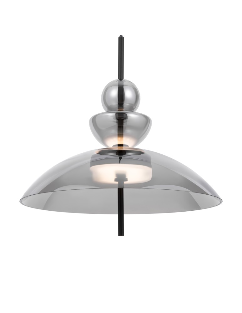 Maytoni Bangkok Lampa Wisząca Designerska Szklana LED 12W 1200lm 3000K Czarny MOD185PL-L6B3K6 Maytoni Bangkok Lampa Wisząca Designerska Szklana LED 12W 1200lm 3000K Czarny MOD185PL-L6B3K6
