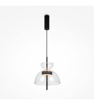 Maytoni Bangkok Lampa Wisząca Designerska Szklana LED 12W 1200lm 3000K Czarny MOD185PL-L6B3K2 Maytoni Bangkok Lampa Wisząca Designerska Szklana LED 12W 1200lm 3000K Czarny MOD185PL-L6B3K2