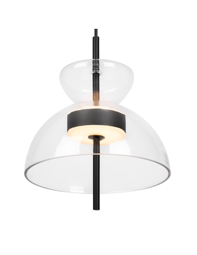 Maytoni Bangkok Lampa Wisząca Designerska Szklana LED 12W 1200lm 3000K Czarny MOD185PL-L6B3K2 Maytoni Bangkok Lampa Wisząca Designerska Szklana LED 12W 1200lm 3000K Czarny MOD185PL-L6B3K2