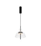 Maytoni Bangkok Lampa Wisząca Designerska Szklana LED 12W 1200lm 3000K Czarny MOD185PL-L6B3K1 Maytoni Bangkok Lampa Wisząca Designerska Szklana LED 12W 1200lm 3000K Czarny MOD185PL-L6B3K1