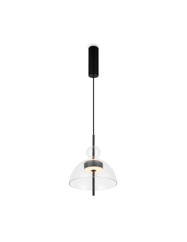 Maytoni Bangkok Lampa Wisząca Designerska Szklana LED 12W 1200lm 3000K Czarny MOD185PL-L6B3K1