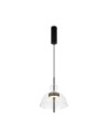 Maytoni Bangkok Lampa Wisząca Designerska Szklana LED 12W 1200lm 3000K Czarny MOD185PL-L6B3K1 Maytoni Bangkok Lampa Wisząca Designerska Szklana LED 12W 1200lm 3000K Czarny MOD185PL-L6B3K1