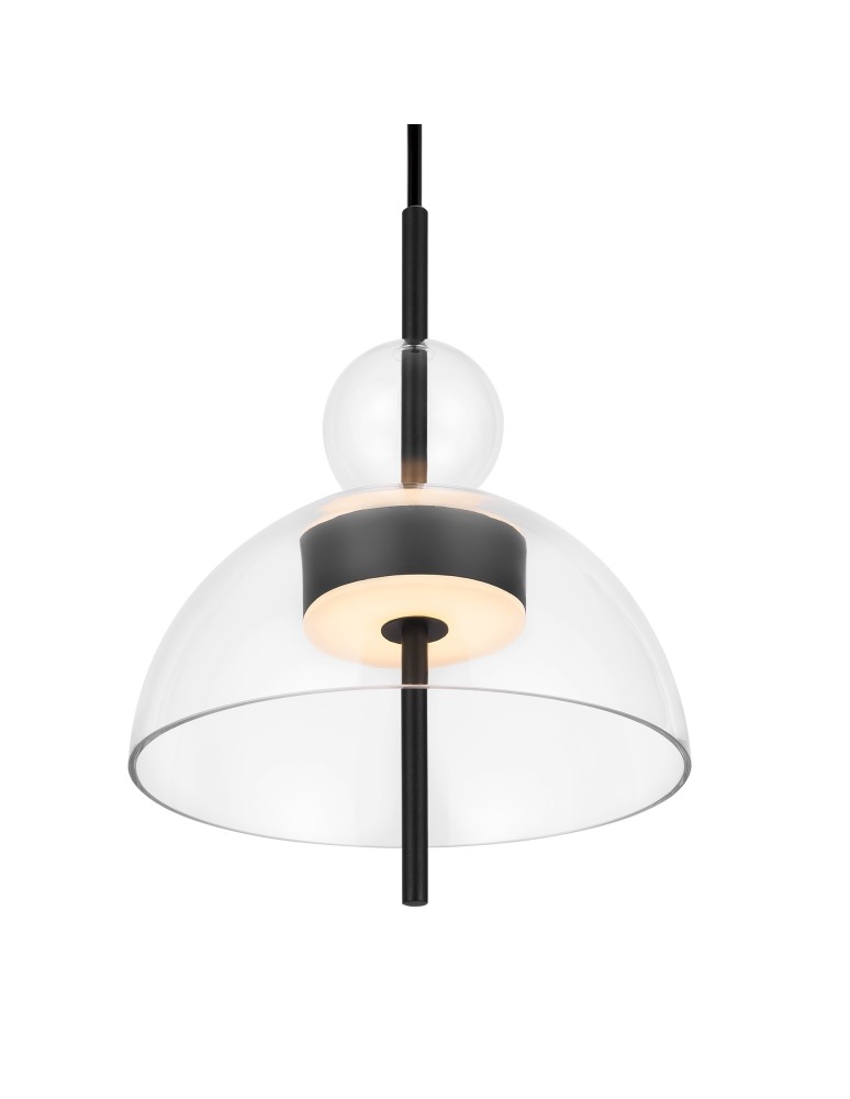 Maytoni Bangkok Lampa Wisząca Designerska Szklana LED 12W 1200lm 3000K Czarny MOD185PL-L6B3K1 Maytoni Bangkok Lampa Wisząca Designerska Szklana LED 12W 1200lm 3000K Czarny MOD185PL-L6B3K1