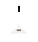 Maytoni Bangkok Lampa Wisząca Designerska Szklana LED 12W 1200lm 3000K Czarny MOD185PL-L6B3K3 Maytoni Bangkok Lampa Wisząca Designerska Szklana LED 12W 1200lm 3000K Czarny MOD185PL-L6B3K3
