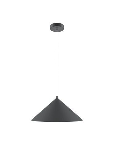 Maytoni Basic colors Lampa Wisząca Stożek 1xE27 40W Czarny MOD167PL-01B