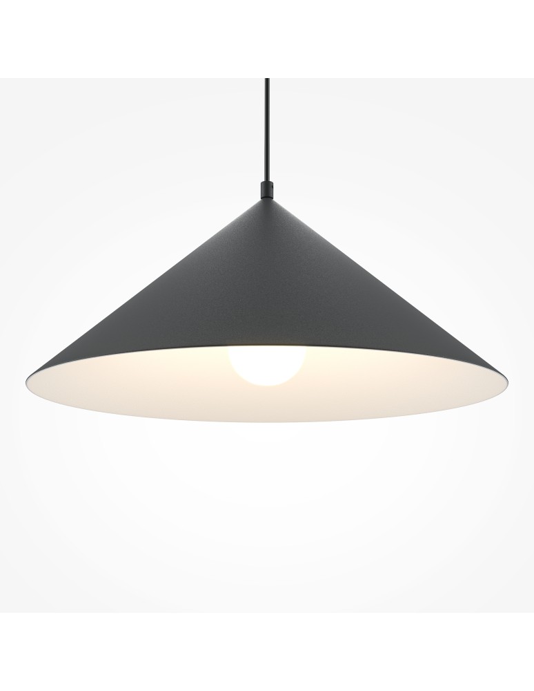 Maytoni Basic colors Lampa Wisząca Stożek 1xE27 40W Czarny MOD167PL-01B Maytoni Basic colors Lampa Wisząca Stożek 1xE27 40W Czarny MOD167PL-01B