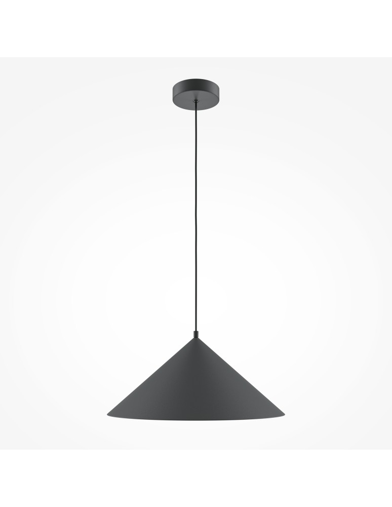 Maytoni Basic colors Lampa Wisząca Stożek 1xE27 40W Czarny MOD167PL-01B Maytoni Basic colors Lampa Wisząca Stożek 1xE27 40W Czarny MOD167PL-01B