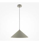 Maytoni Basic colors Lampa Wisząca Stożek 1xE27 40W Szary MOD167PL-01BG Maytoni Basic colors Lampa Wisząca Stożek 1xE27 40W Szary MOD167PL-01BG