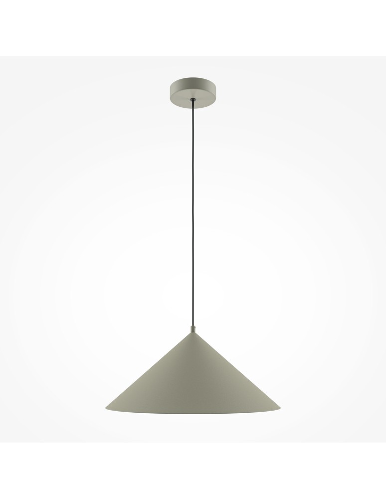 Maytoni Basic colors Lampa Wisząca Stożek 1xE27 40W Szary MOD167PL-01BG Maytoni Basic colors Lampa Wisząca Stożek 1xE27 40W Szary MOD167PL-01BG