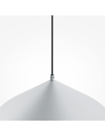 Maytoni Basic colors Lampa Wisząca Stożek 1xE27 40W Szary MOD167PL-01GR - produkt 2