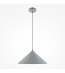 Maytoni Basic colors Lampa Wisząca Stożek 1xE27 40W Szary MOD167PL-01GR Maytoni Basic colors Lampa Wisząca Stożek 1xE27 40W Szary MOD167PL-01GR