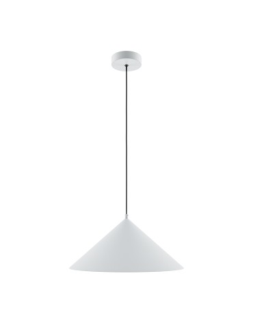 Maytoni Basic colors Lampa Wisząca Stożek 1xE27 40W Biały MOD167PL-01W