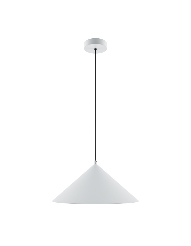 Maytoni Basic colors Lampa Wisząca Stożek 1xE27 40W Biały MOD167PL-01W