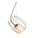 Lampy wiszące - ITALUX Melisa Złoty Wisząca 1xE27 40W MDM-3943/1 GD - produkt 2