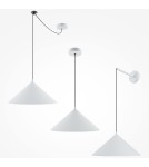 Lampy wiszące - Maytoni Basic colors Lampa Wisząca Stożek 1xE27 40W Biały MOD167PL-01W - product 6