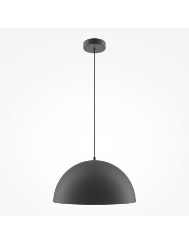 Maytoni Basic colors Lampa Wisząca Półkula 1xE27 40W Czarny MOD168PL-01B