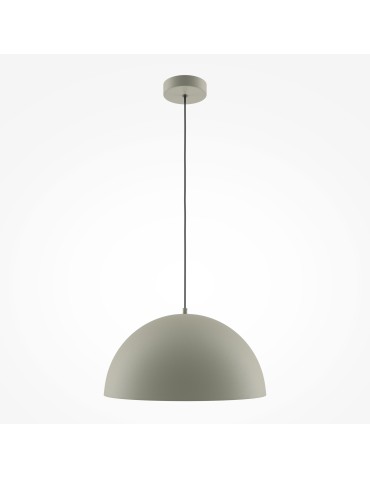 Maytoni Basic colors Lampa Wisząca Półkula 1xE27 40W Szary MOD168PL-01BG